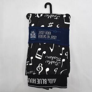 Little Blue House Jersey Cotton Boxers Briefs Underwear Men's Size Medium Music
